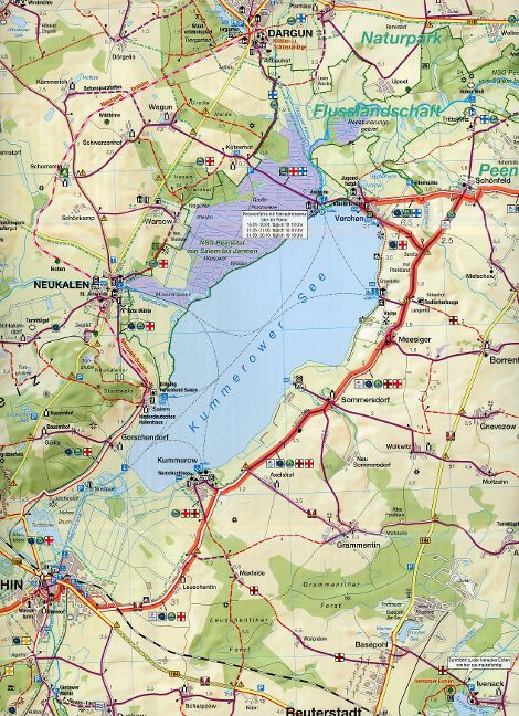 Fahrradkarte Mecklenburgische Schweiz - 1:75.000