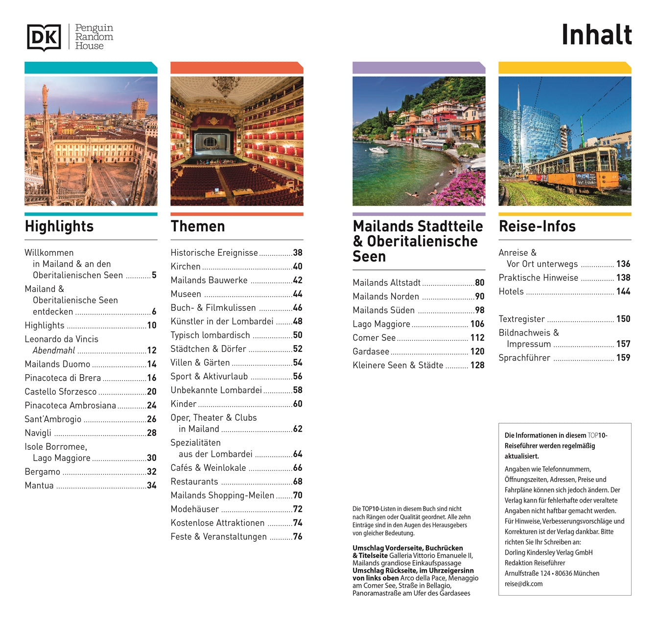 Mailand & Oberitalienische Seen - TOP 10