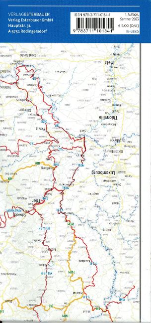 Radfernwege Deutschland Übersichtskarte - 1:650.000