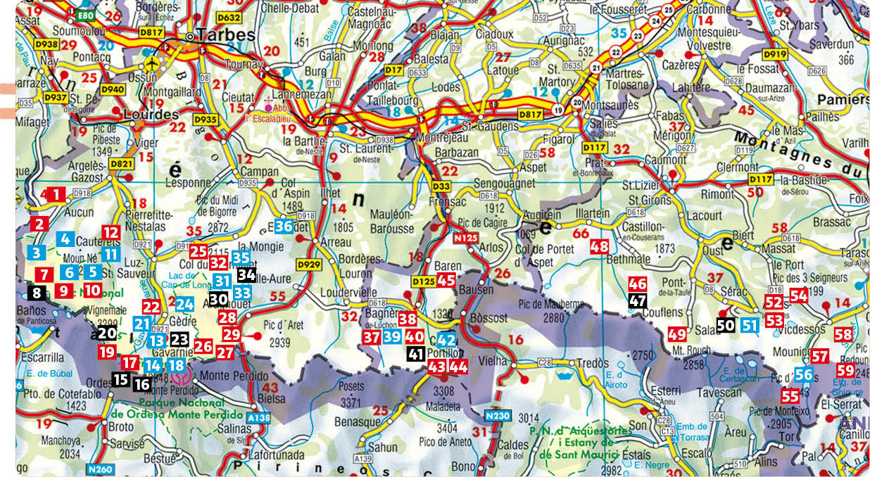 Pyrenäen Nord - Französische Zentralpyrenäen - Wanderführer