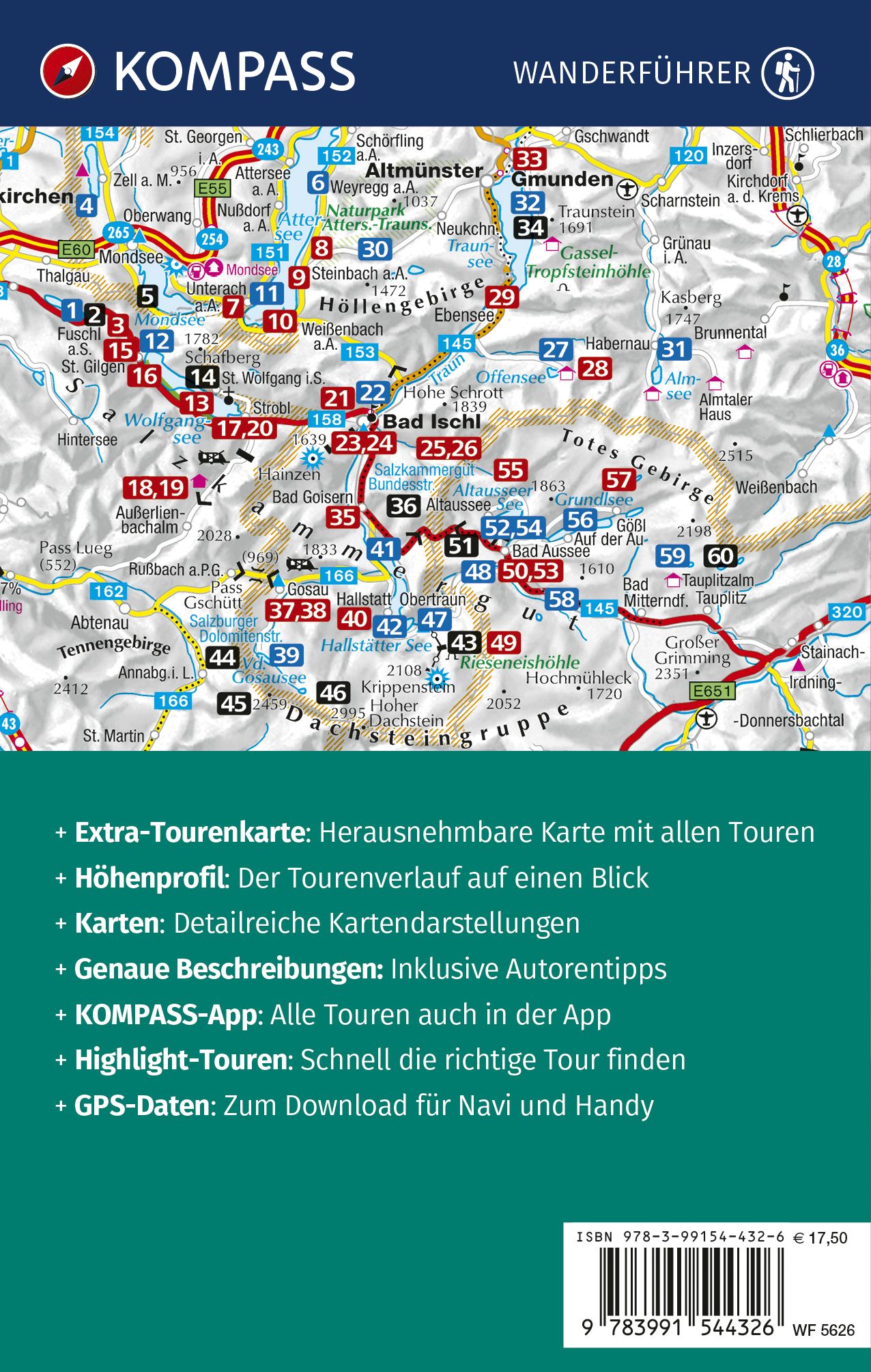 Salzkammergut - KOMPASS Wanderführer