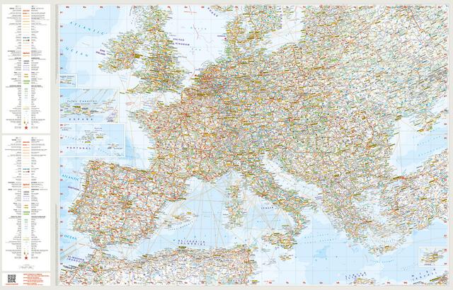 Europa MARCO POLO Länderkarte - 1:4 Mio.