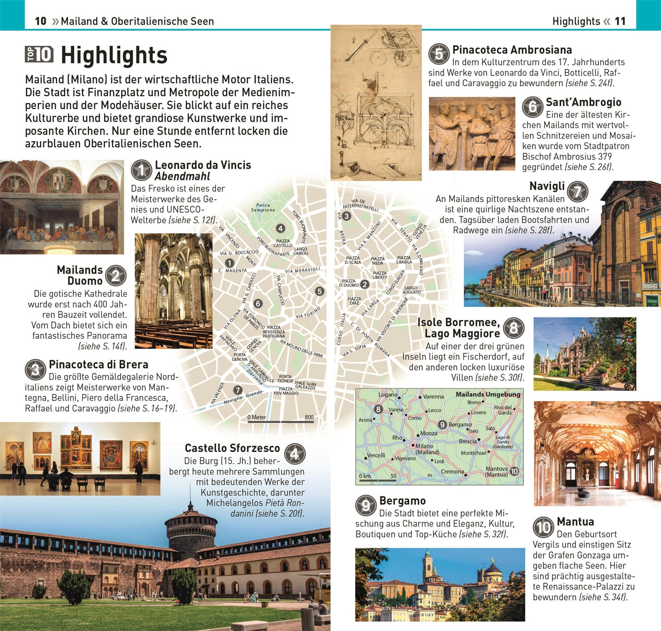 Mailand & Oberitalienische Seen - TOP 10