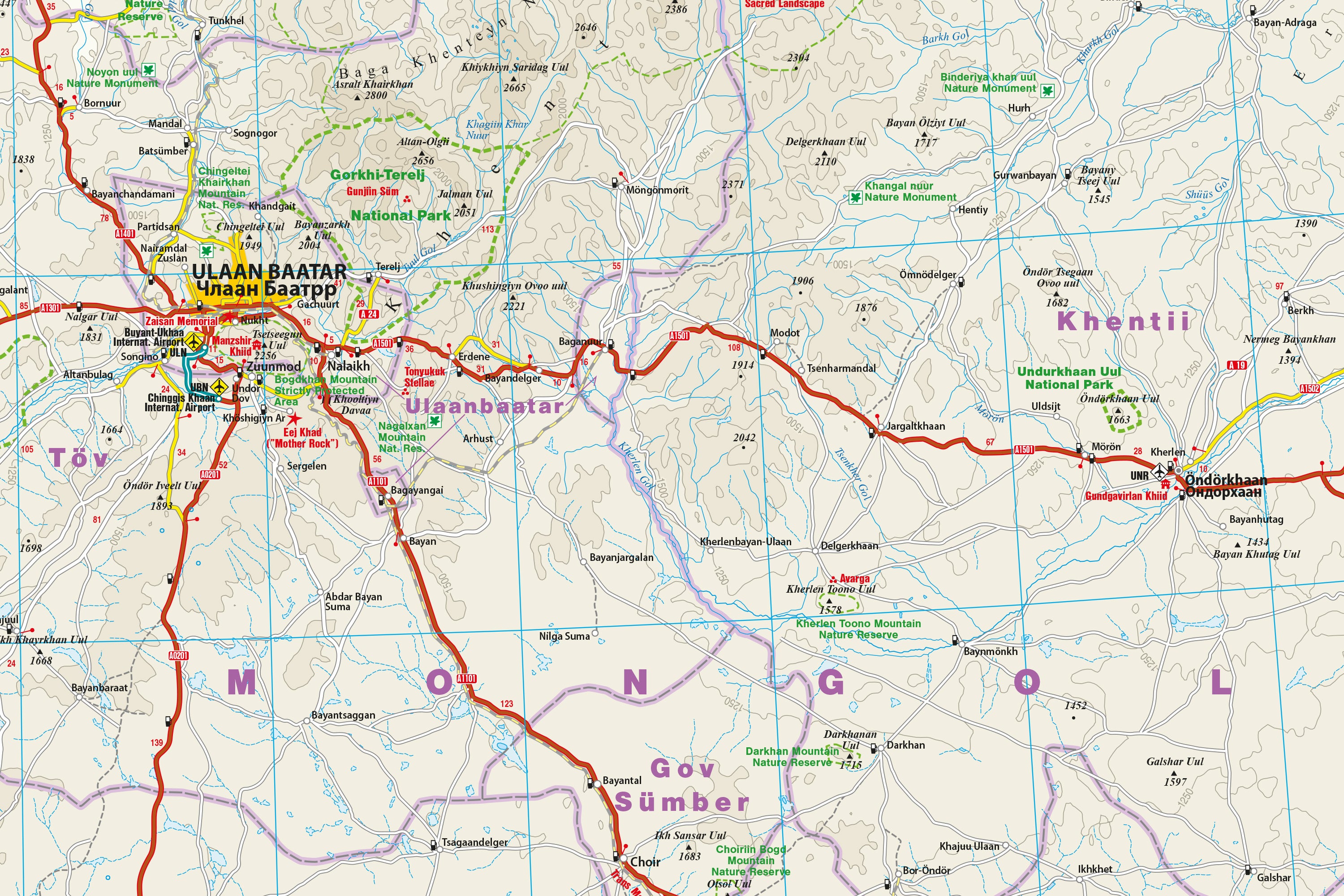 Mongolei 1:1.6 Mio - Reise Know-How