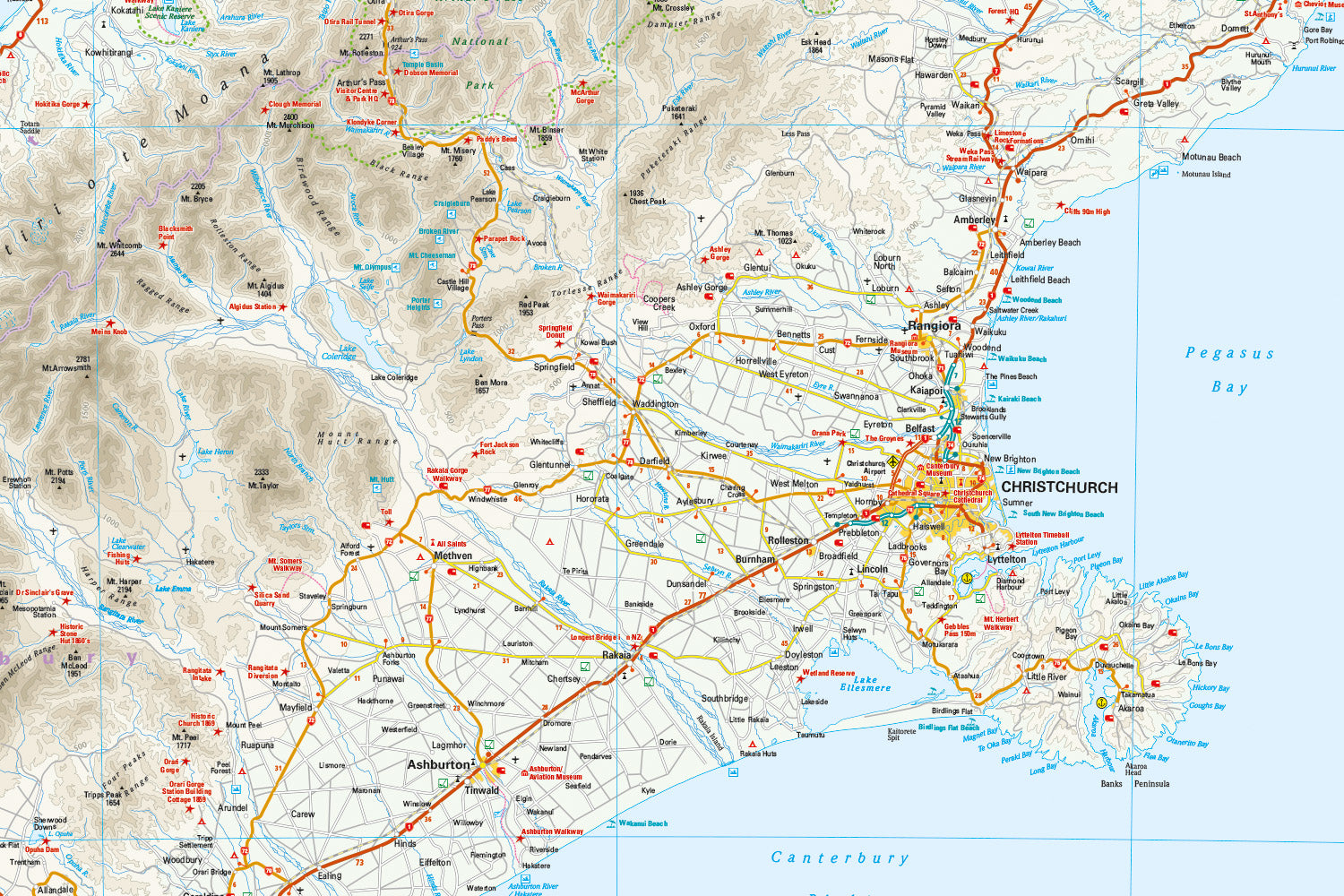 Neuseeland, Südinsel (1:550.000) - Reise Know-How