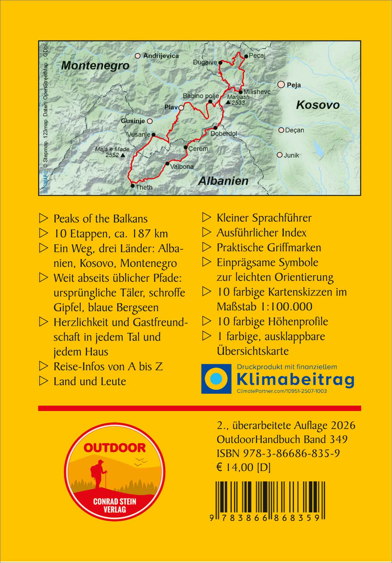 Peaks of the Balkans - Outdoor Handbuch