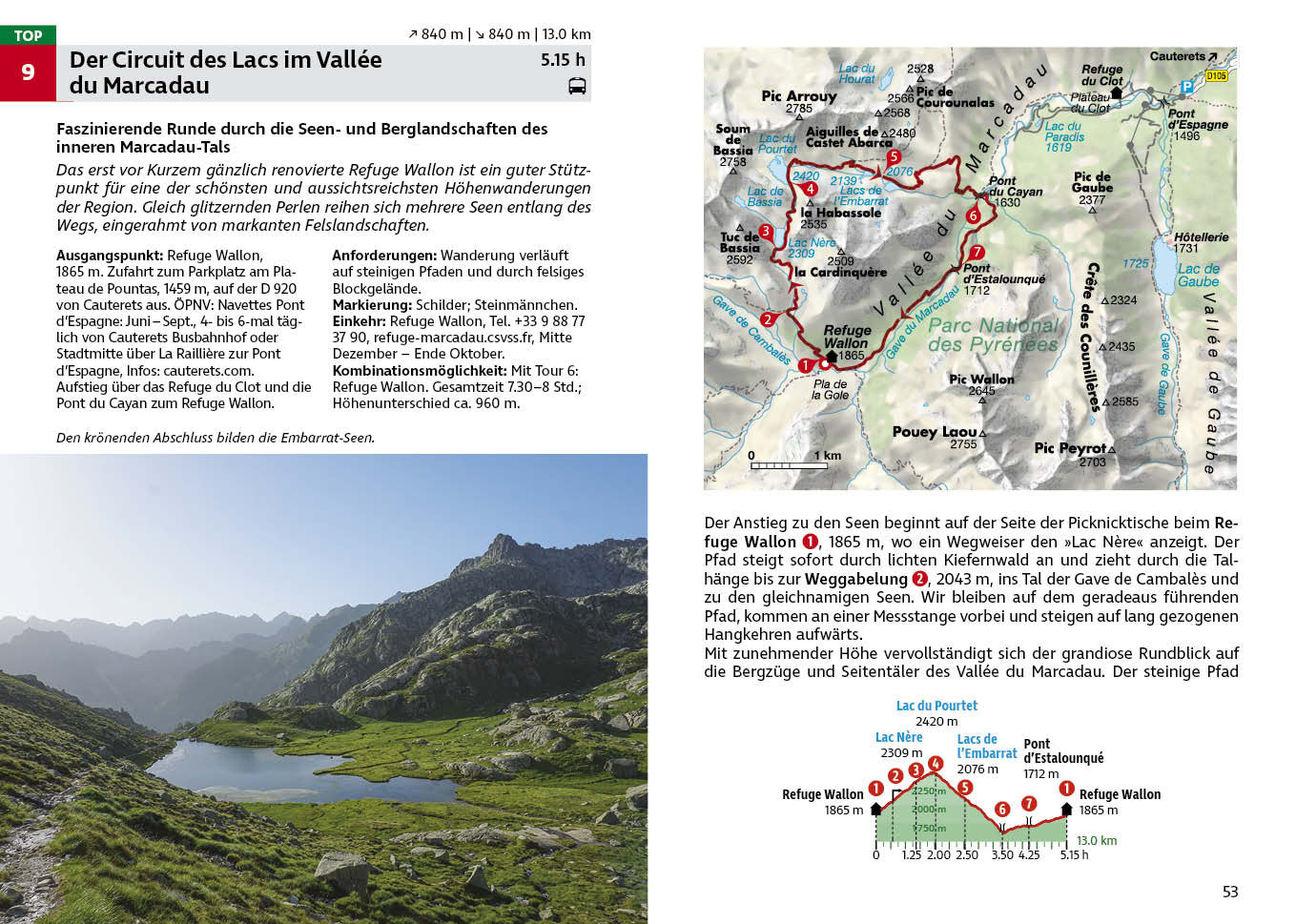 Pyrenäen Nord - Französische Zentralpyrenäen - Wanderführer