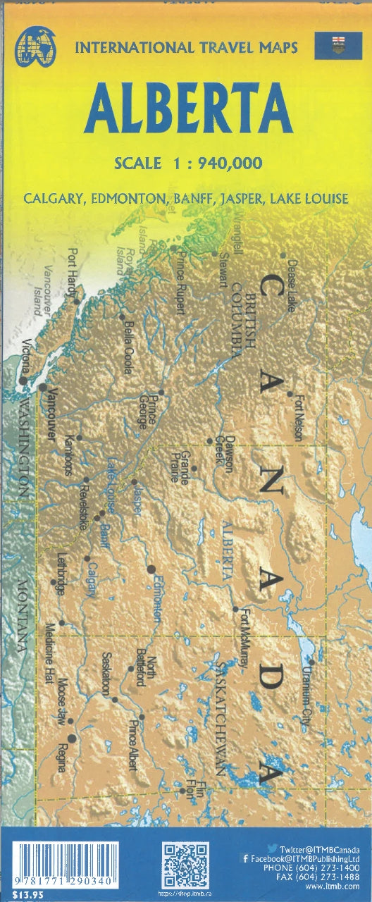 Alberta 1:940.000 - ITM