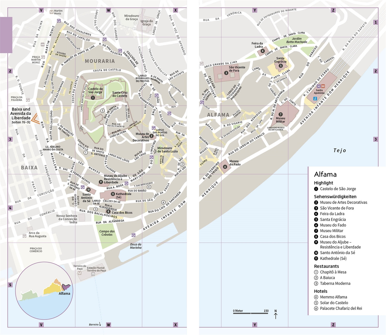 Lissabon - Vis-à-Vis Reiseführer