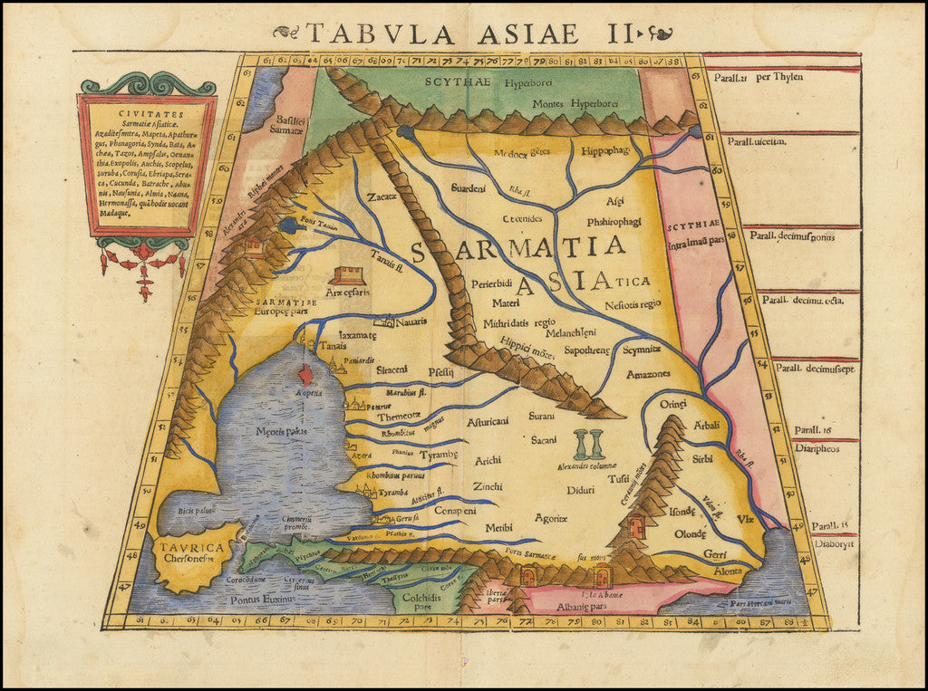 Kaukasus im Jahr 1540