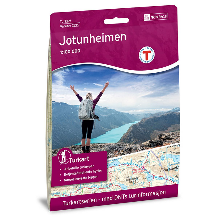 Jotunheimen 1:100.000 - Turkart