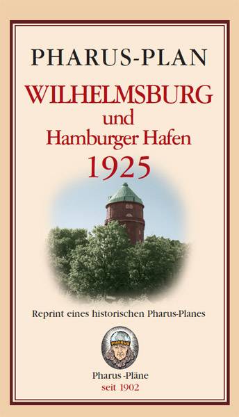 Wilhelmsburg mit dem Hamburger Hafen 1925
