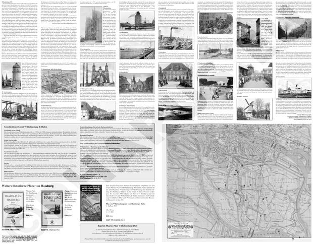 Wilhelmsburg mit dem Hamburger Hafen 1925