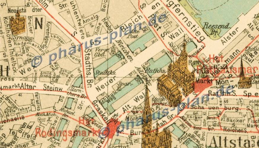 Hamburg und Umgebung 1908