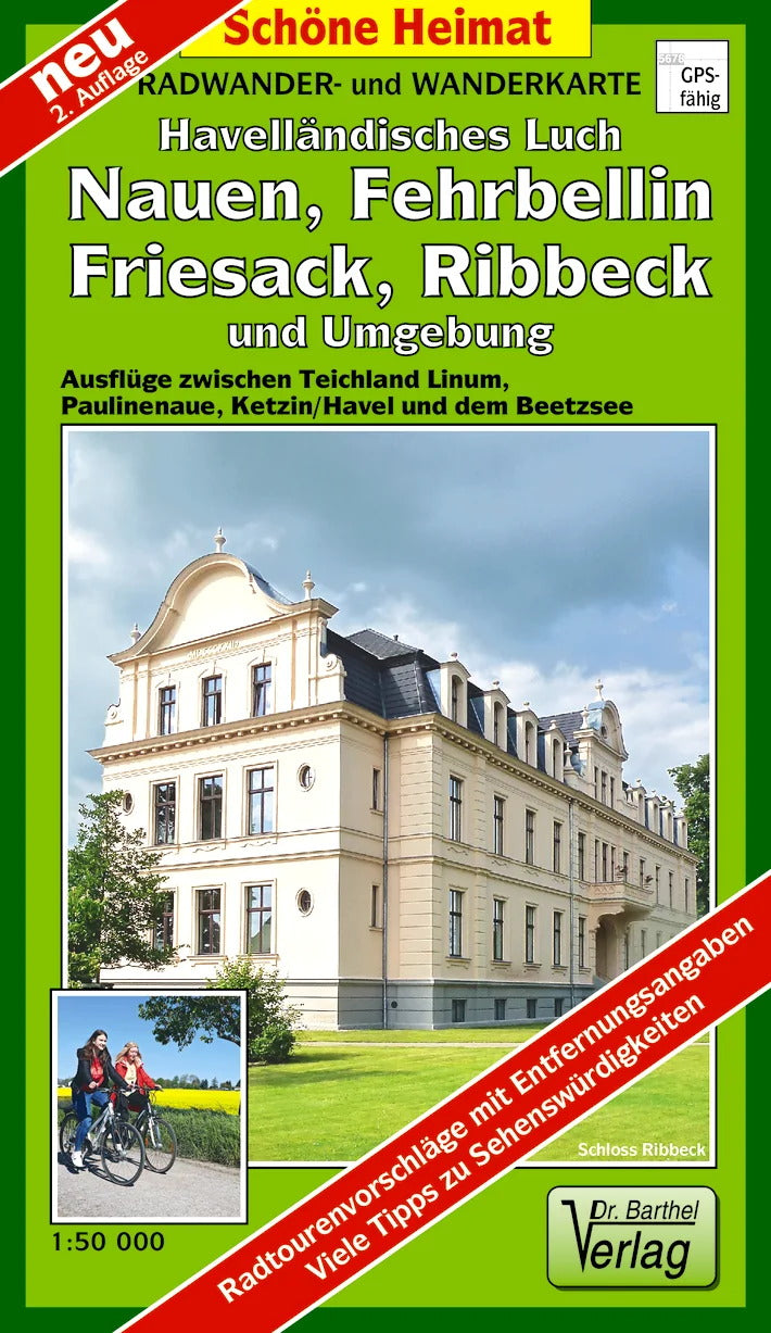 222 Havelländisches Luch, Nauen, Fehrbellin, Friesack, Ribbeck 1:50.000