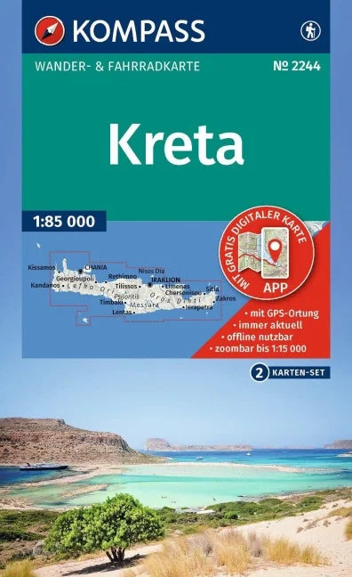 2244 Kreta - 1:85.000 Wanderkartenset