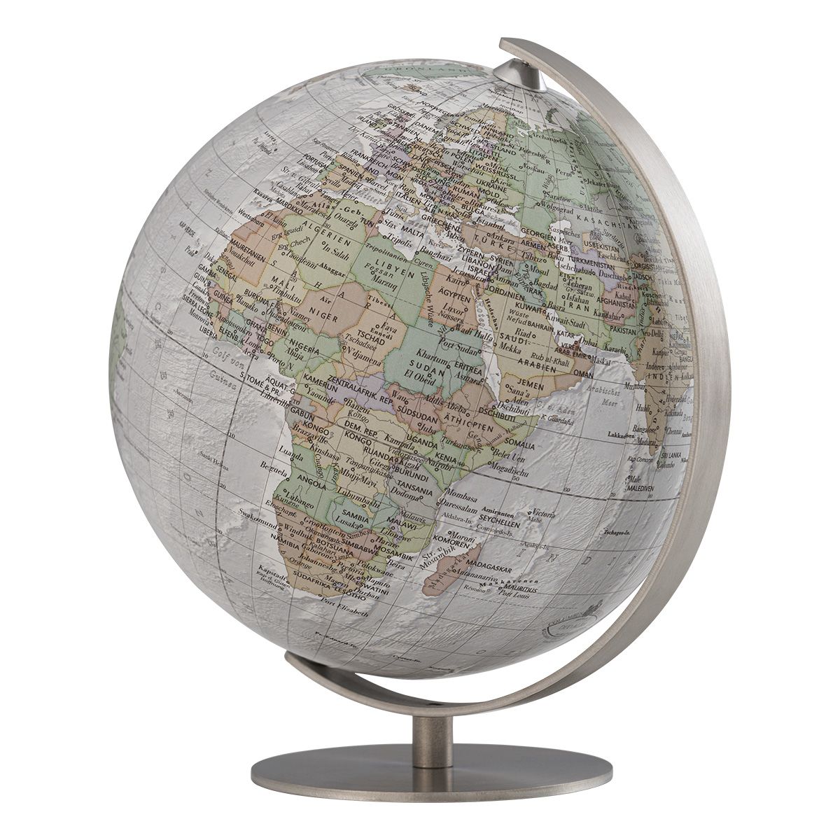 Miniglobus 12cm Columbus DUO ALBA Edelstahlfuß - 231281