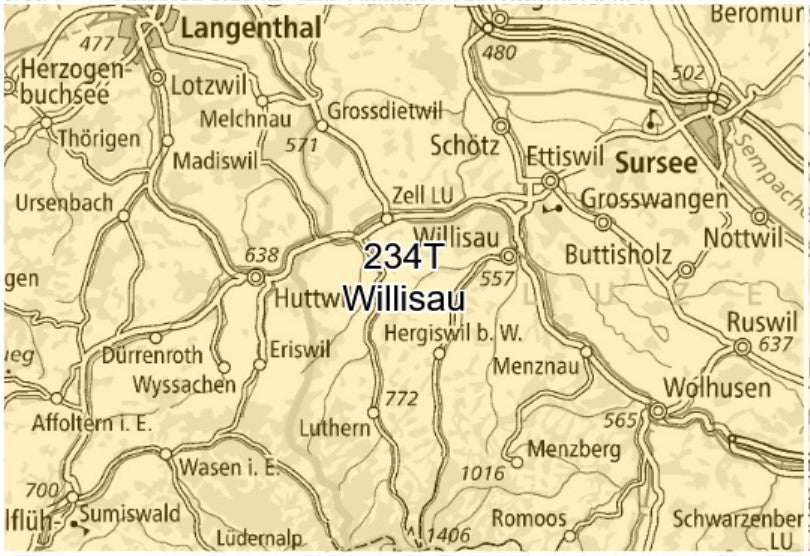 Schweiz Wanderkarten 1:50.000 - Swisstopo