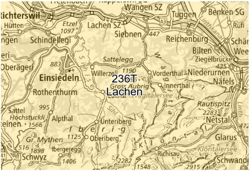 Schweiz Wanderkarten 1:50.000 - Swisstopo