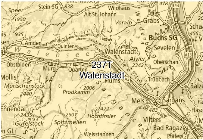Schweiz Wanderkarten 1:50.000 - Swisstopo