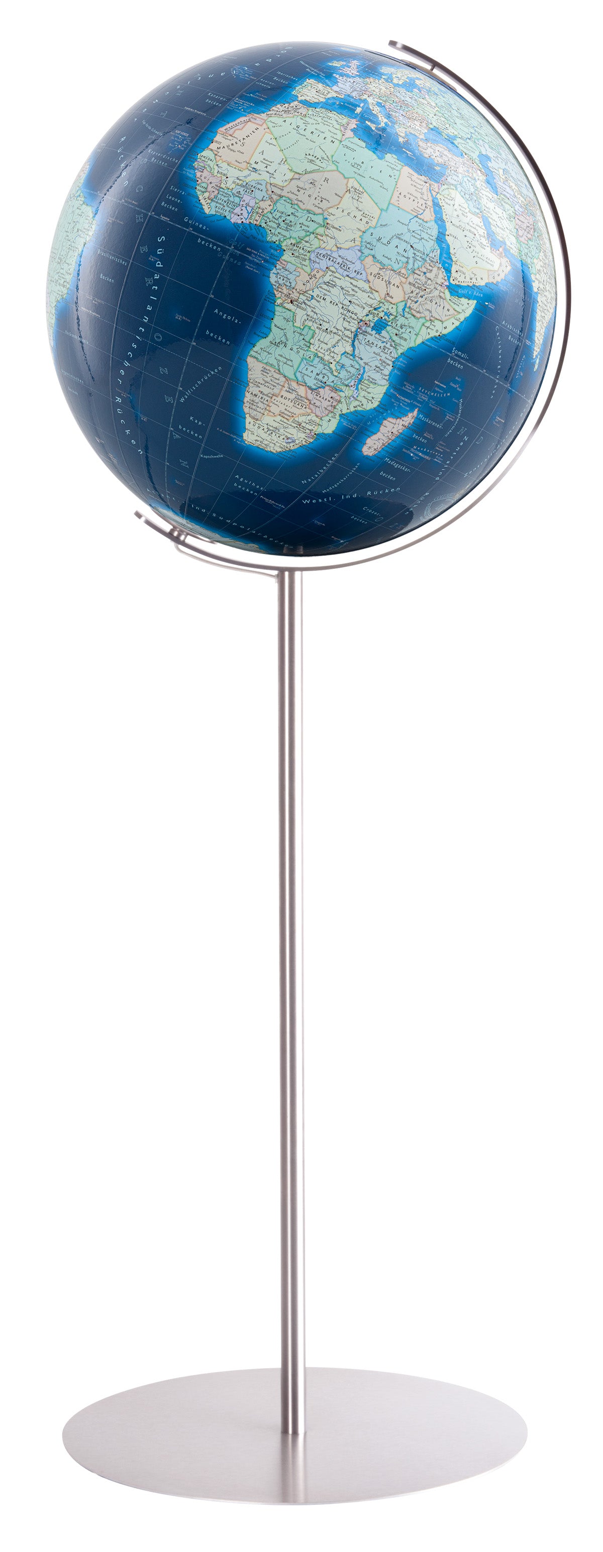 Standglobus 40cm Columbus DUO AZZURRO Edelstahl - 244086