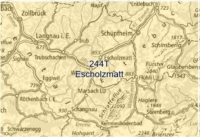 Schweiz Wanderkarten 1:50.000 - Swisstopo