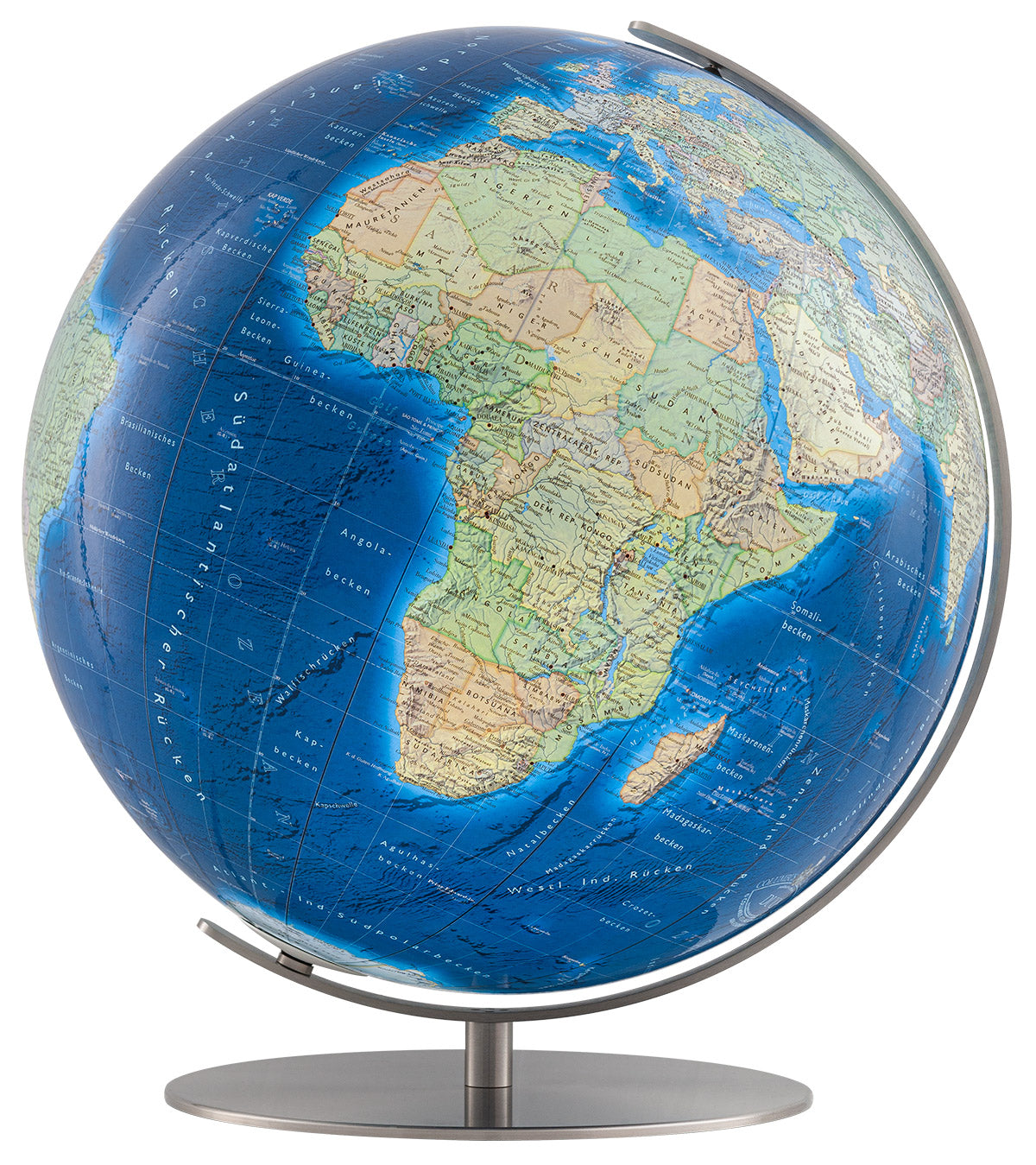 Großglobus 51cm Columbus DUO AZZURRO Edelstahl - 245181