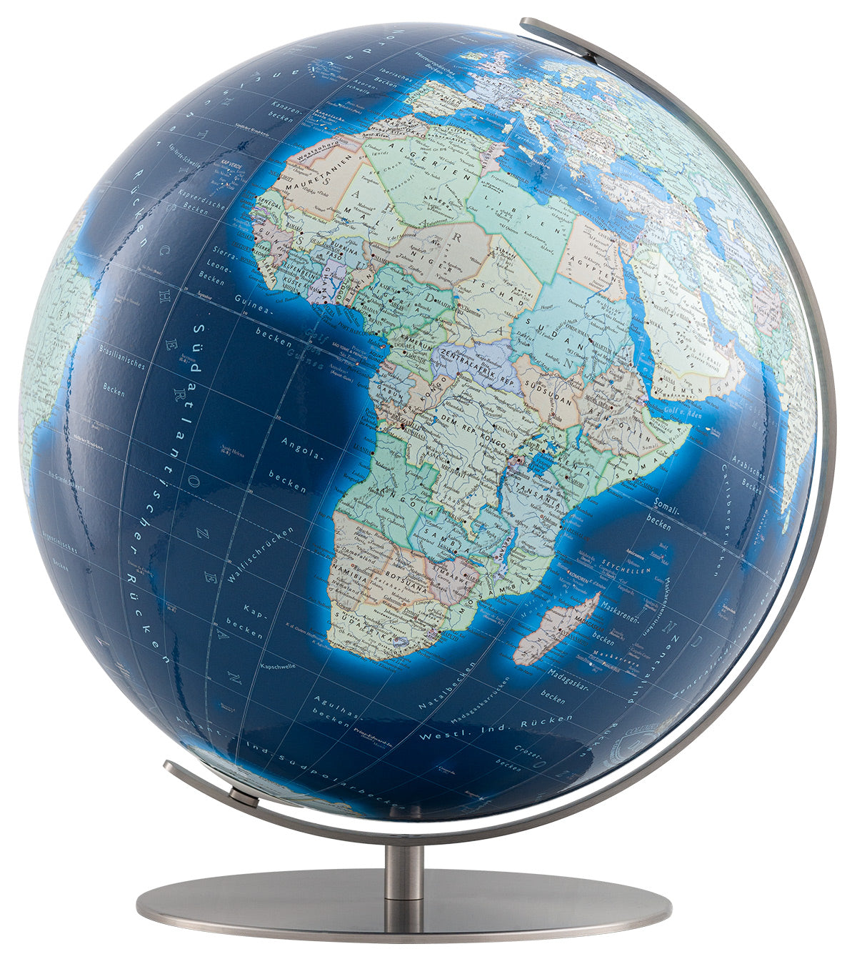 Großglobus 51cm Columbus DUO AZZURRO Edelstahl - 245181
