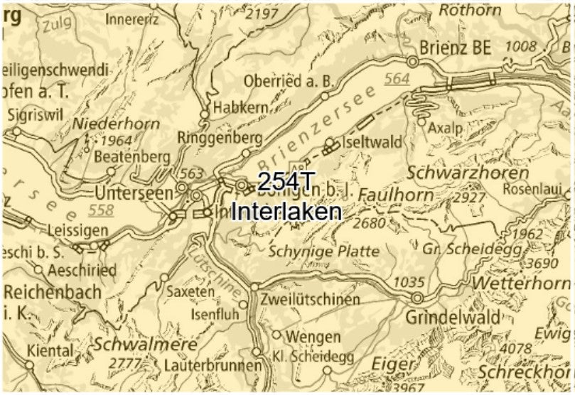 Schweiz Wanderkarten 1:50.000 - Swisstopo