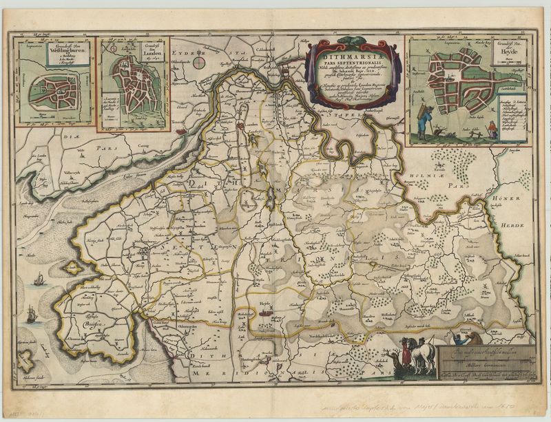 Dithmarschen im Jahr 1663 von Johannes Mejer