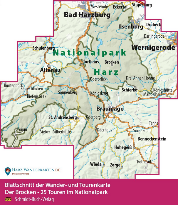 Der Brocken – standard 1:30.000