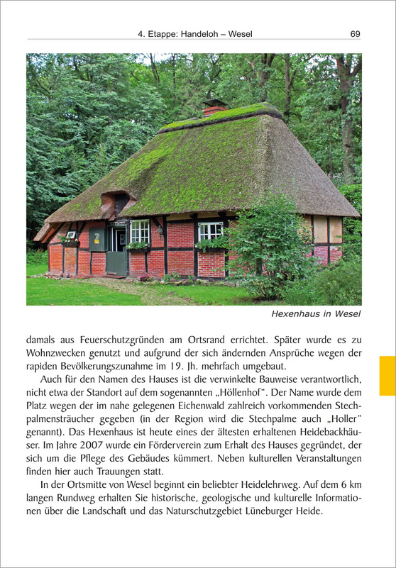 Heidschnuckenweg mit Heideschleifen