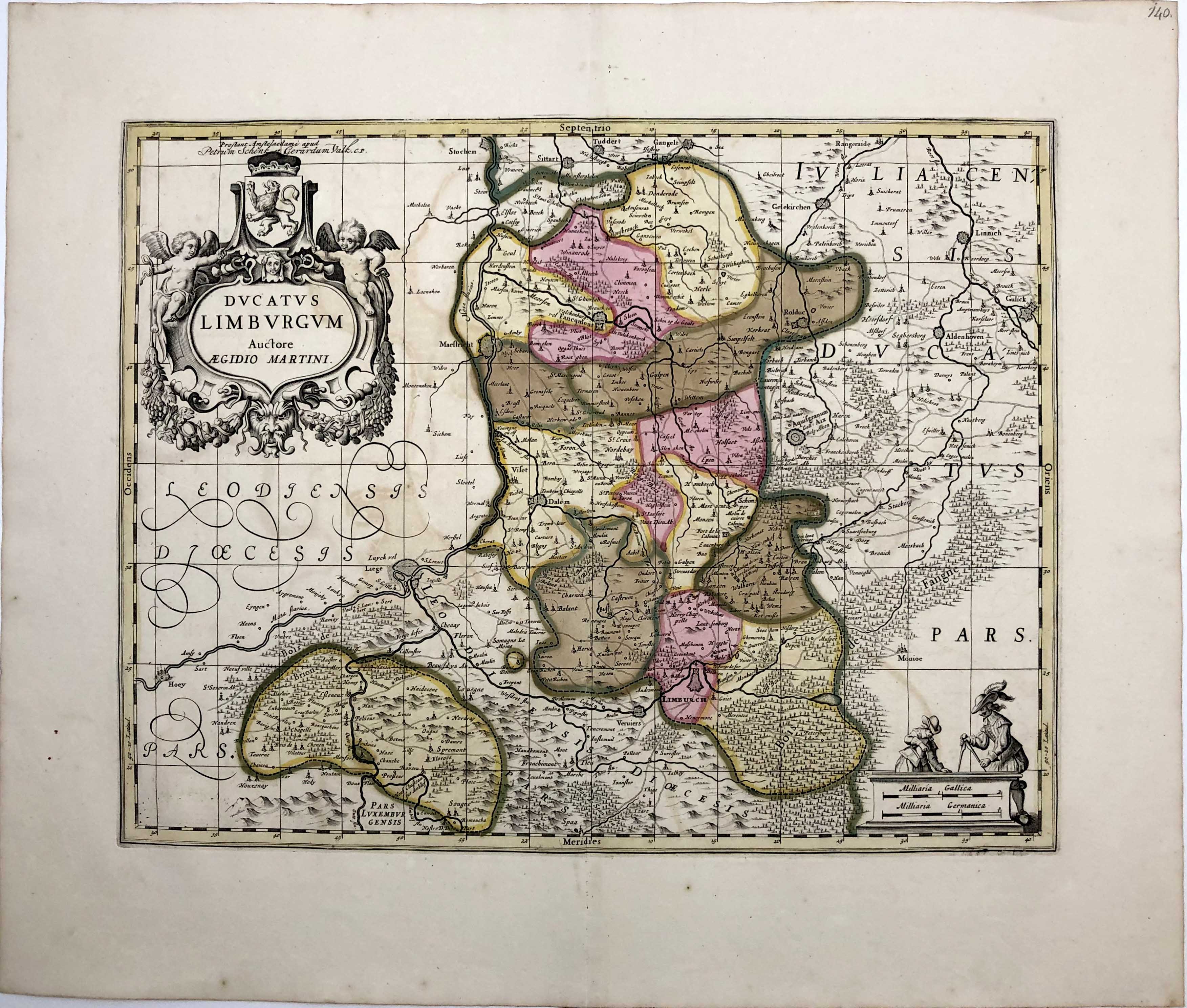 Belgien im Jahr 1720 von Peter Schenk & Gerard Valk