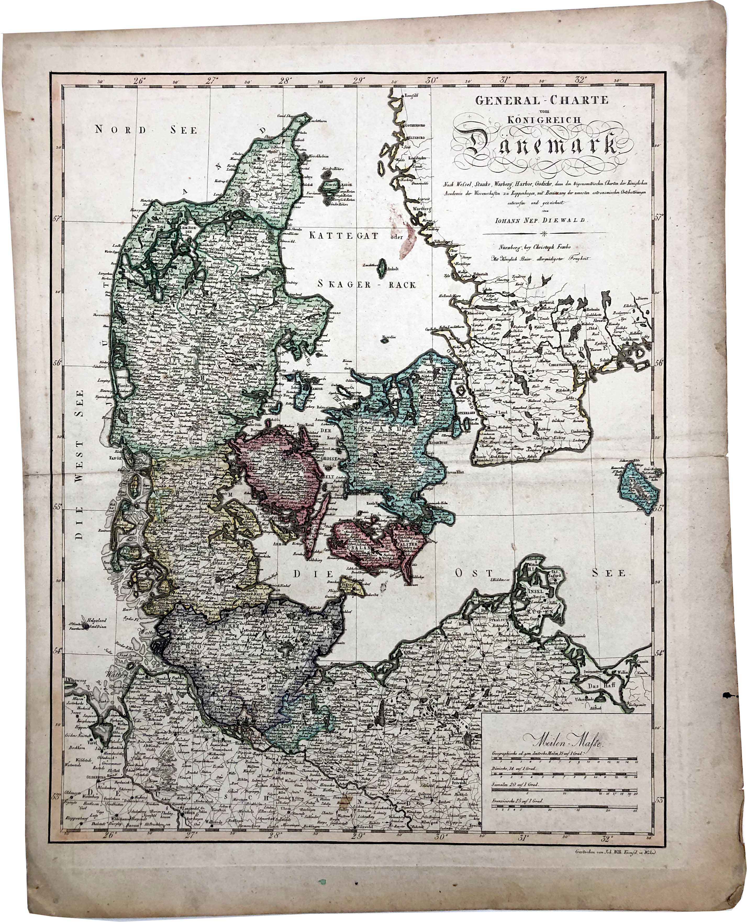 Dänemark im Jahr 1817 von Johann Nepomuk Diewald