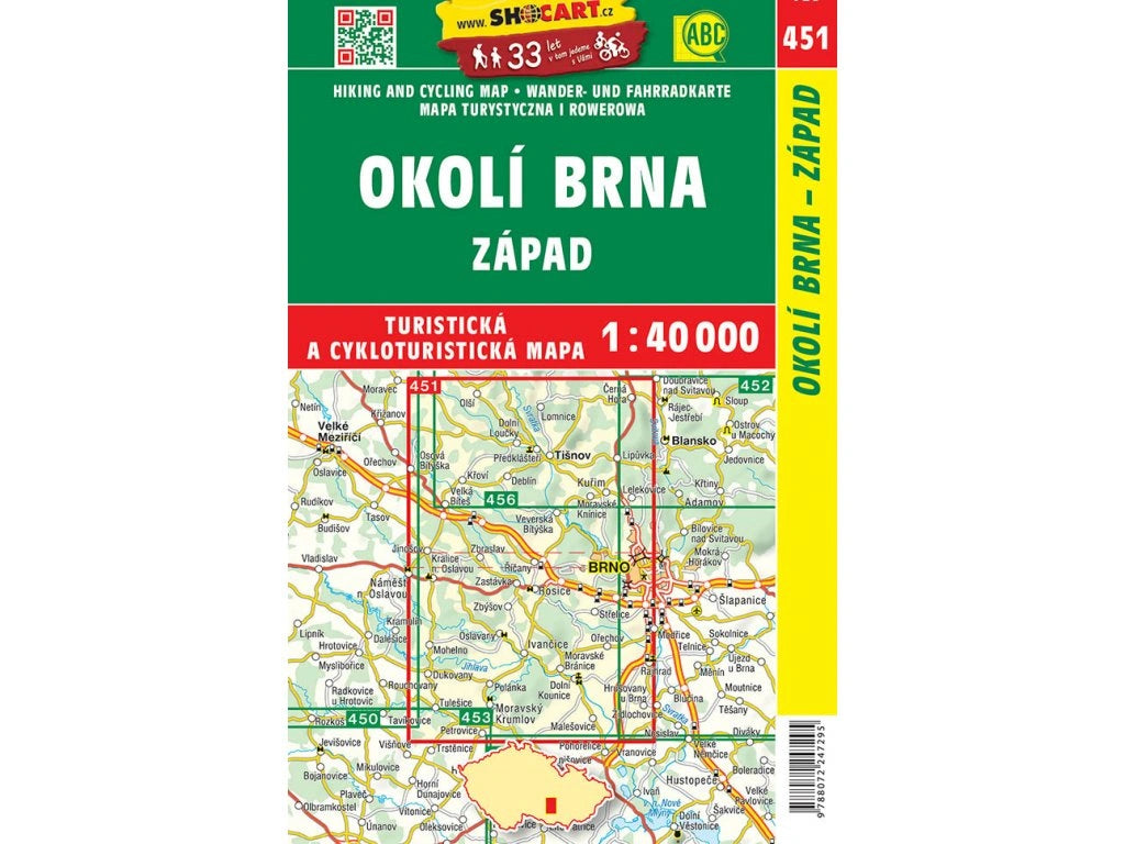 Tschechien 1:40.000 Wanderkarten ShoCart
