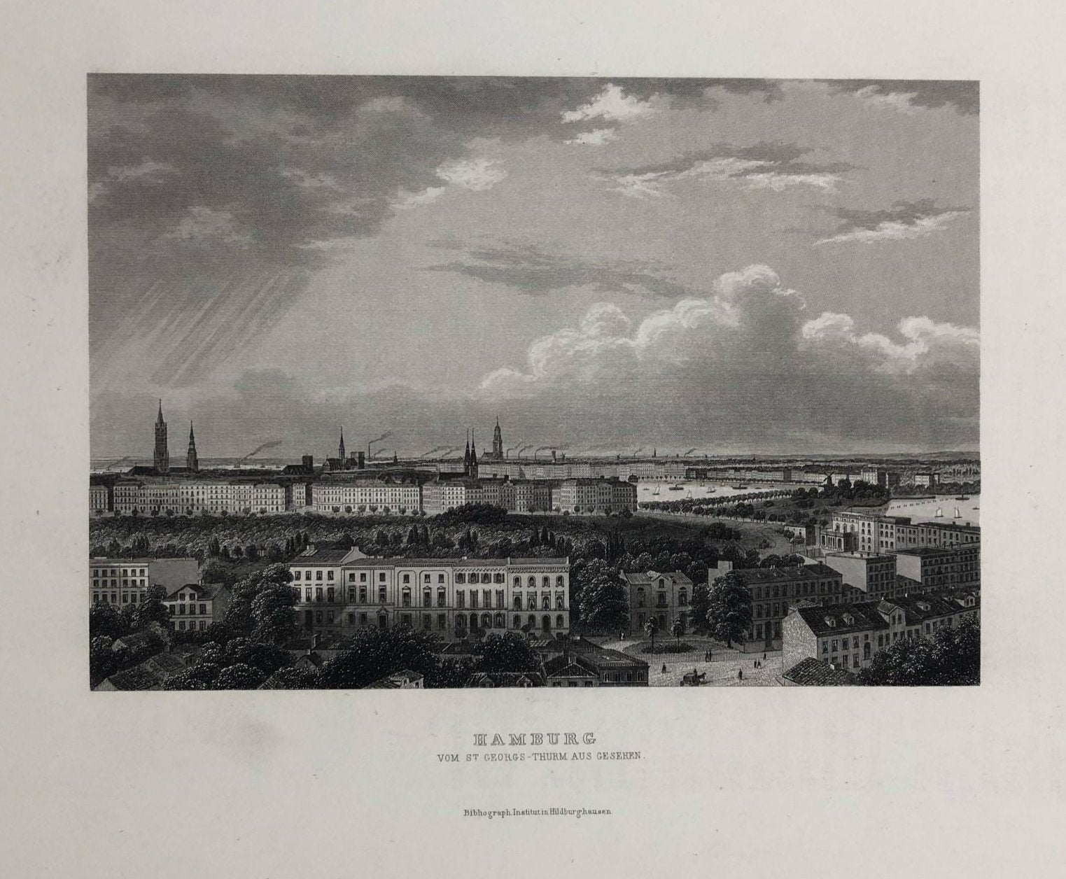 Hamburg im Jahr 1862