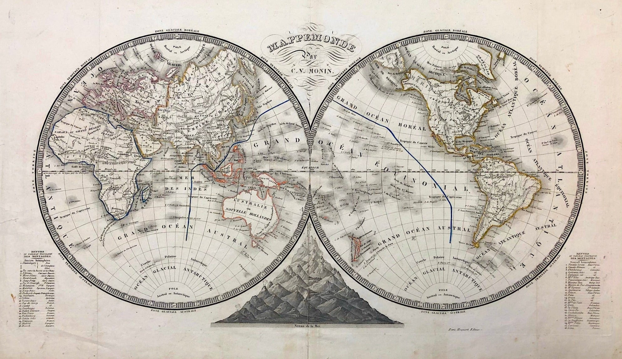 Welt im Jahr 1835