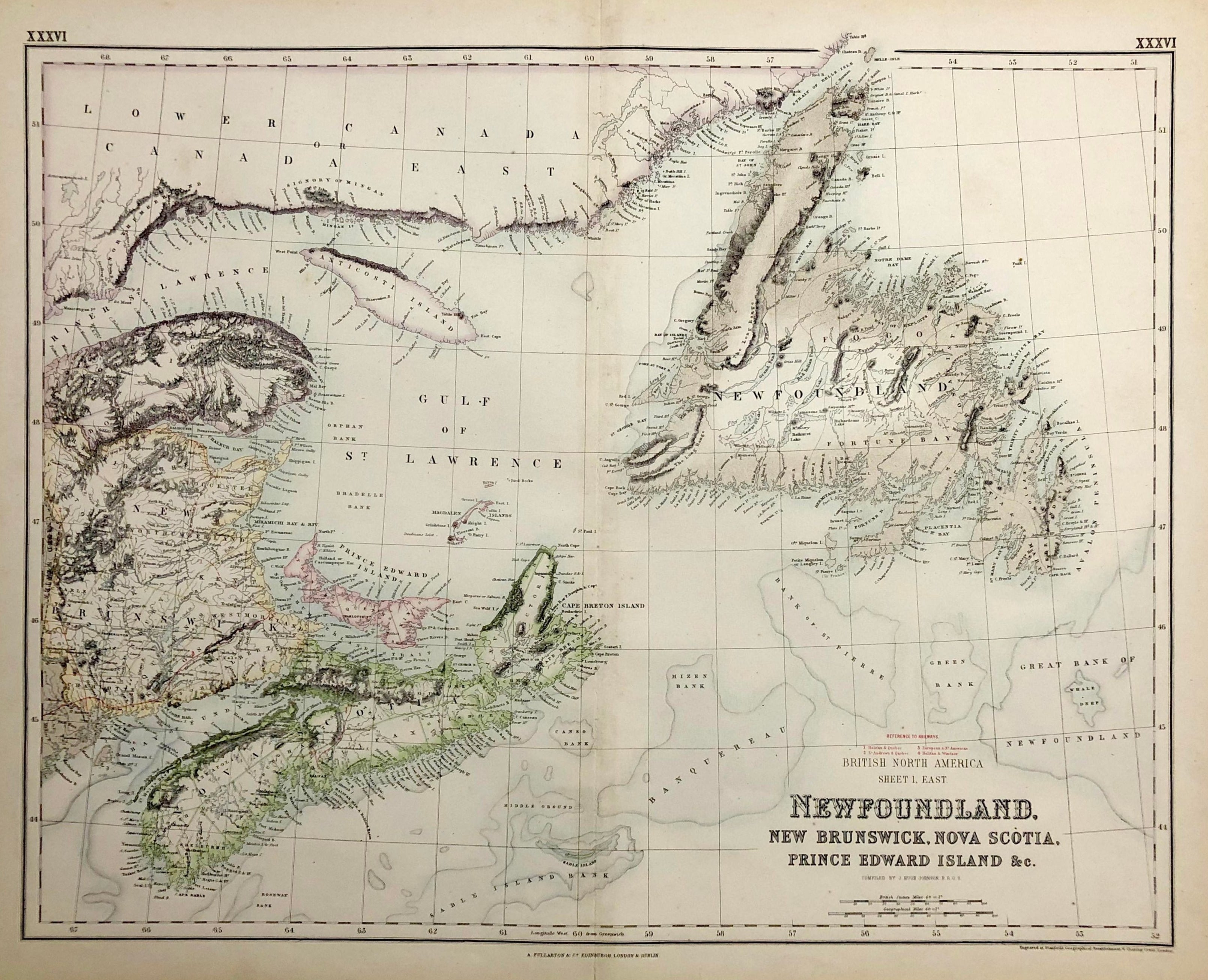 Nova Scotia im Jahr 1854