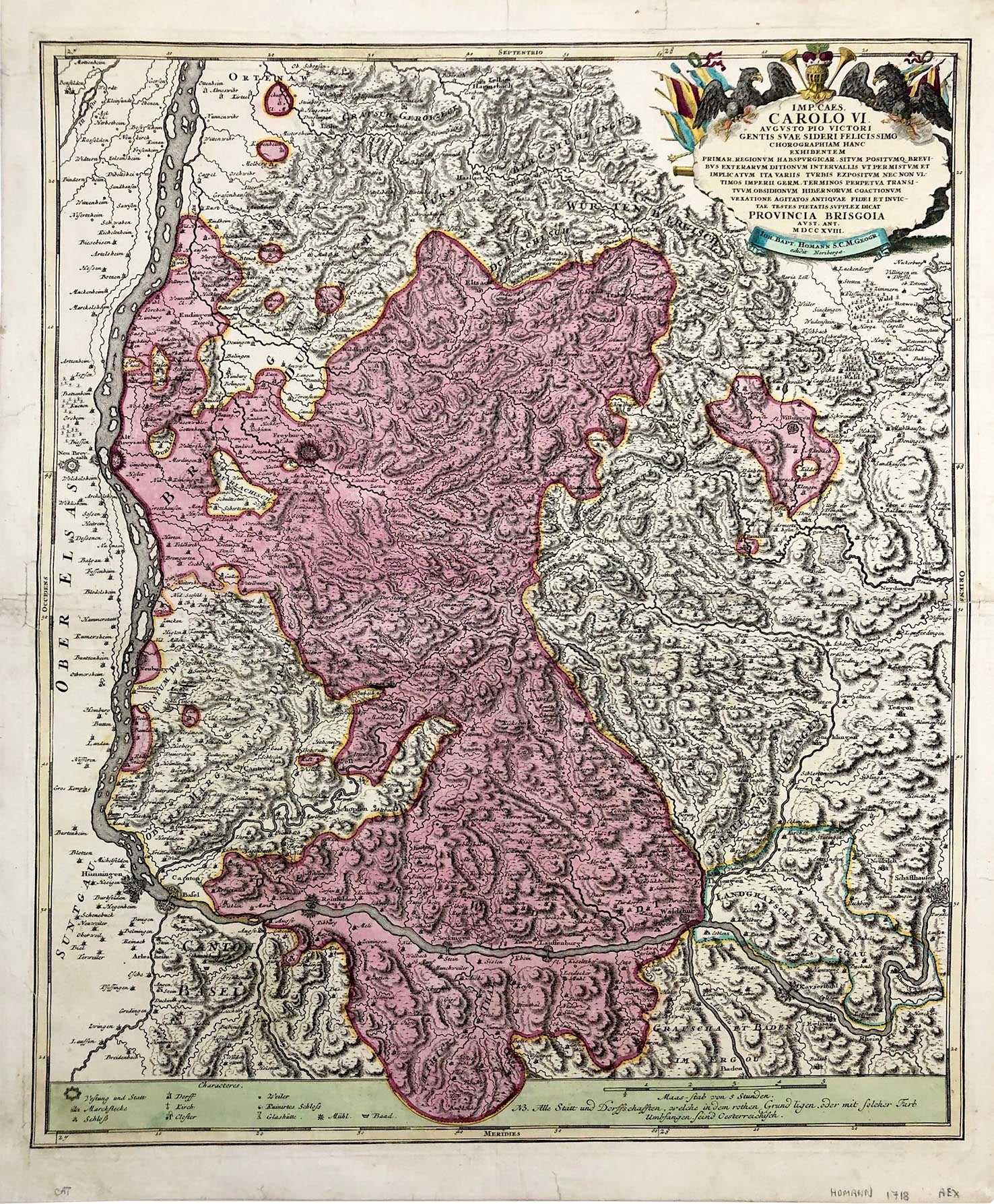 Freiburg und der Schwarzwald im Jahr 1718