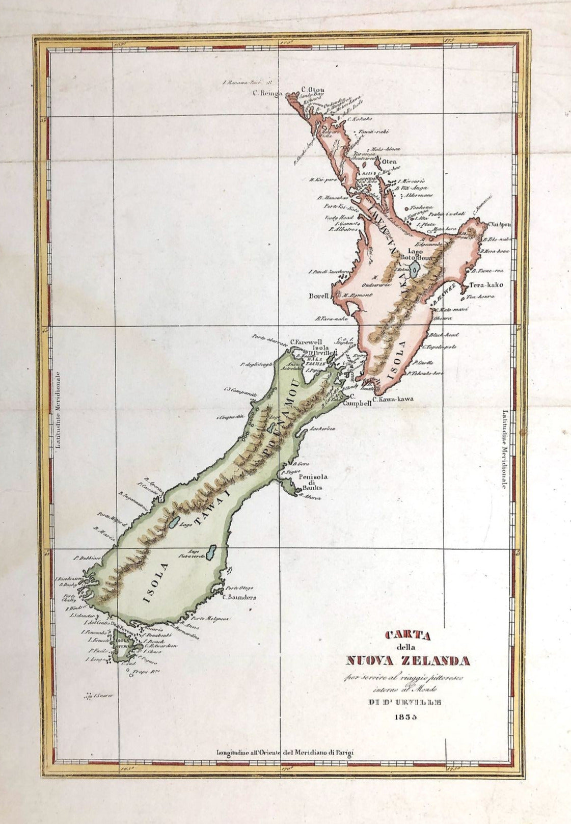 Neuseeland im Jahr 1835