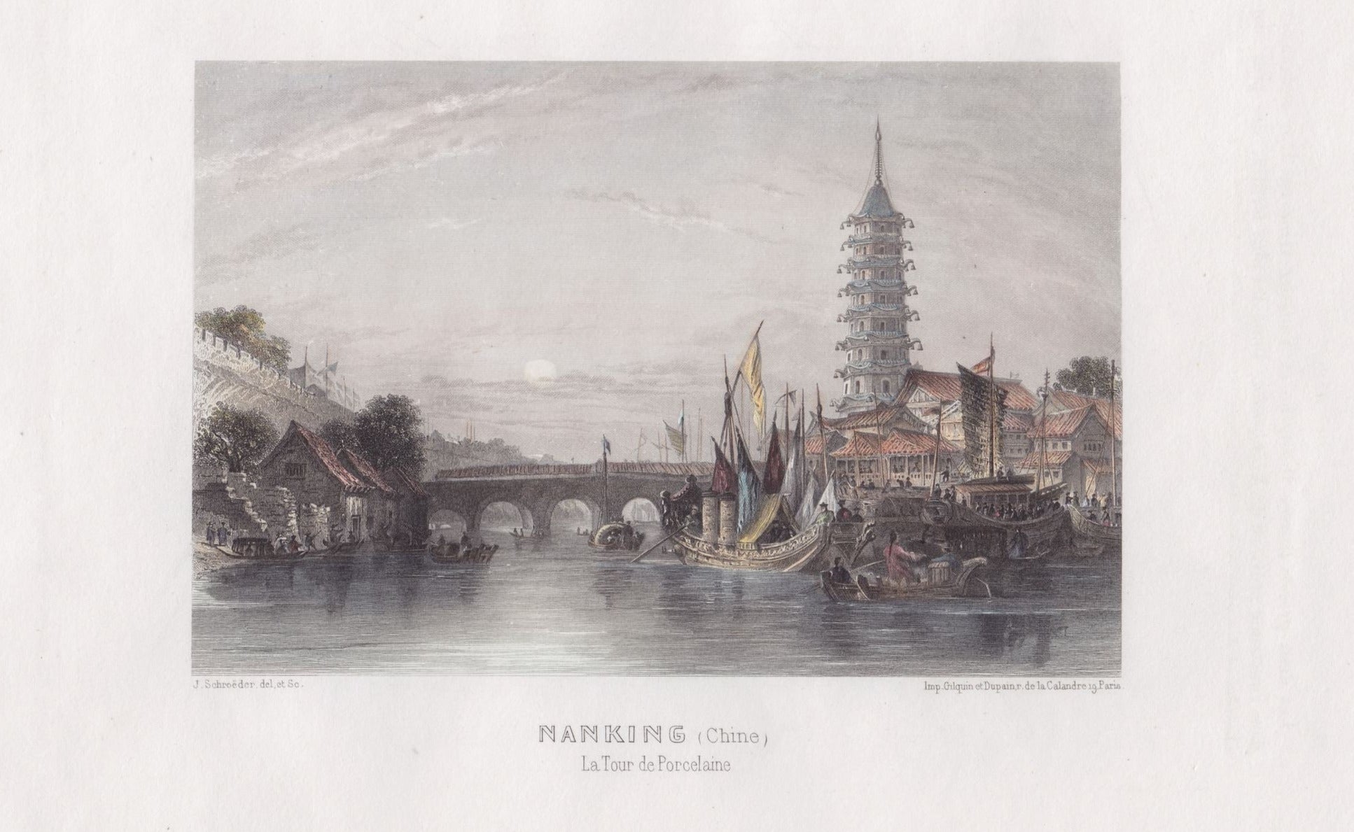Ansicht von Nanjin im Jahr 1863