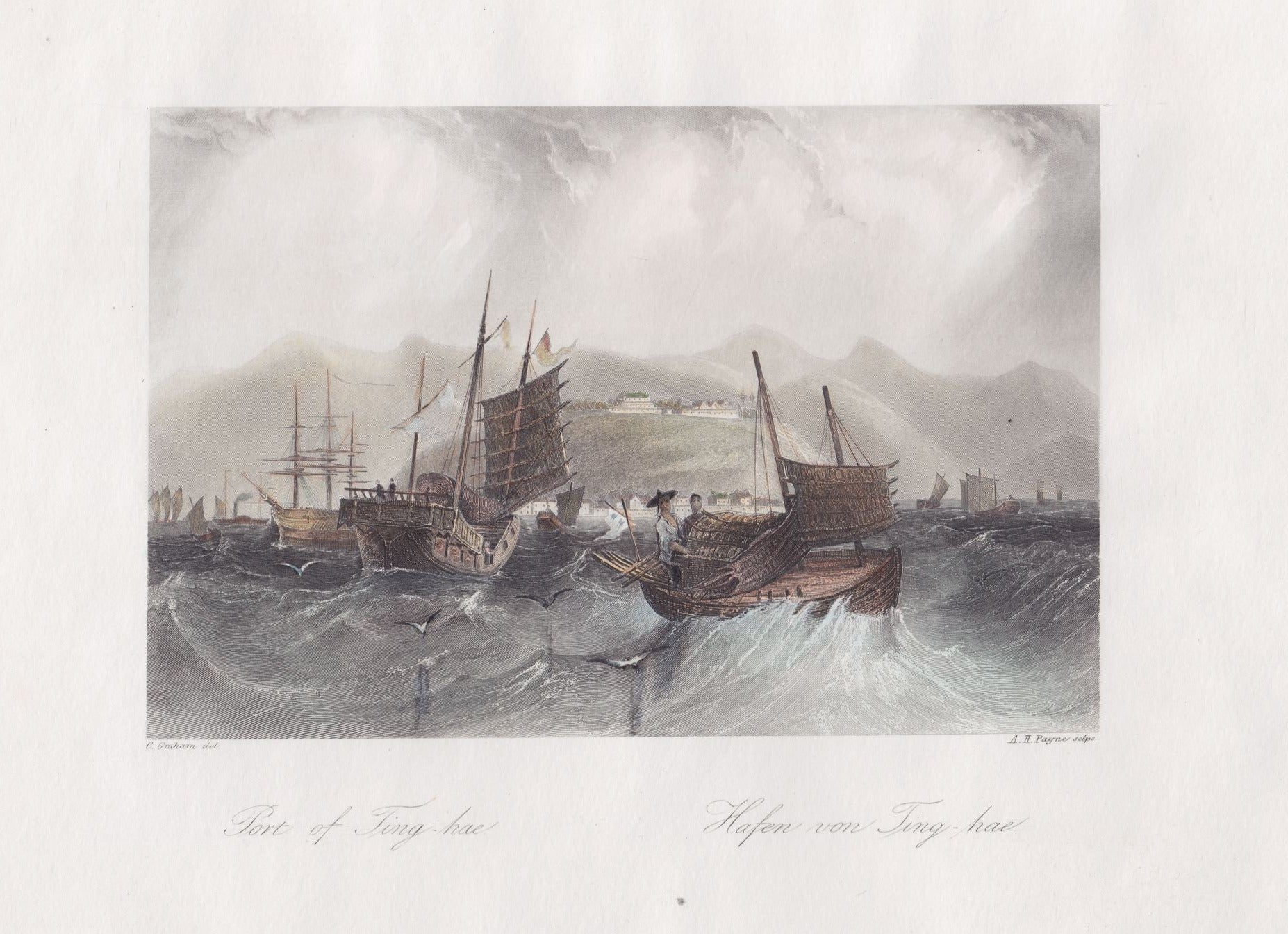 Dinghai im Jahr 1847