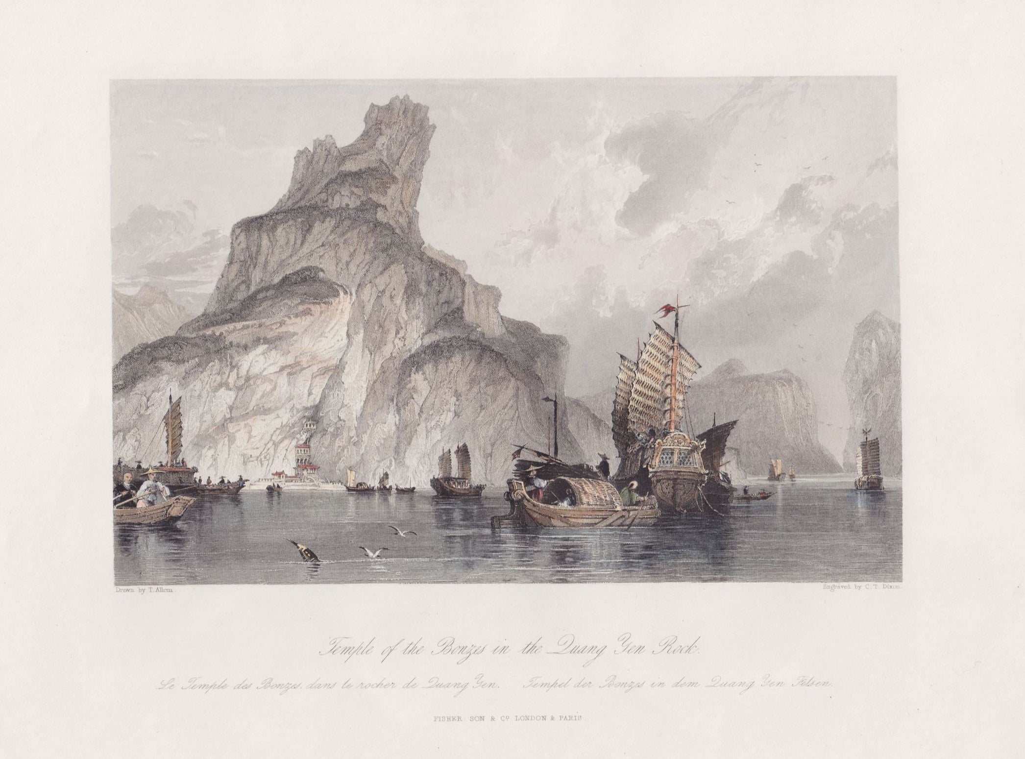 Chinesische Küste im Jahr 1843