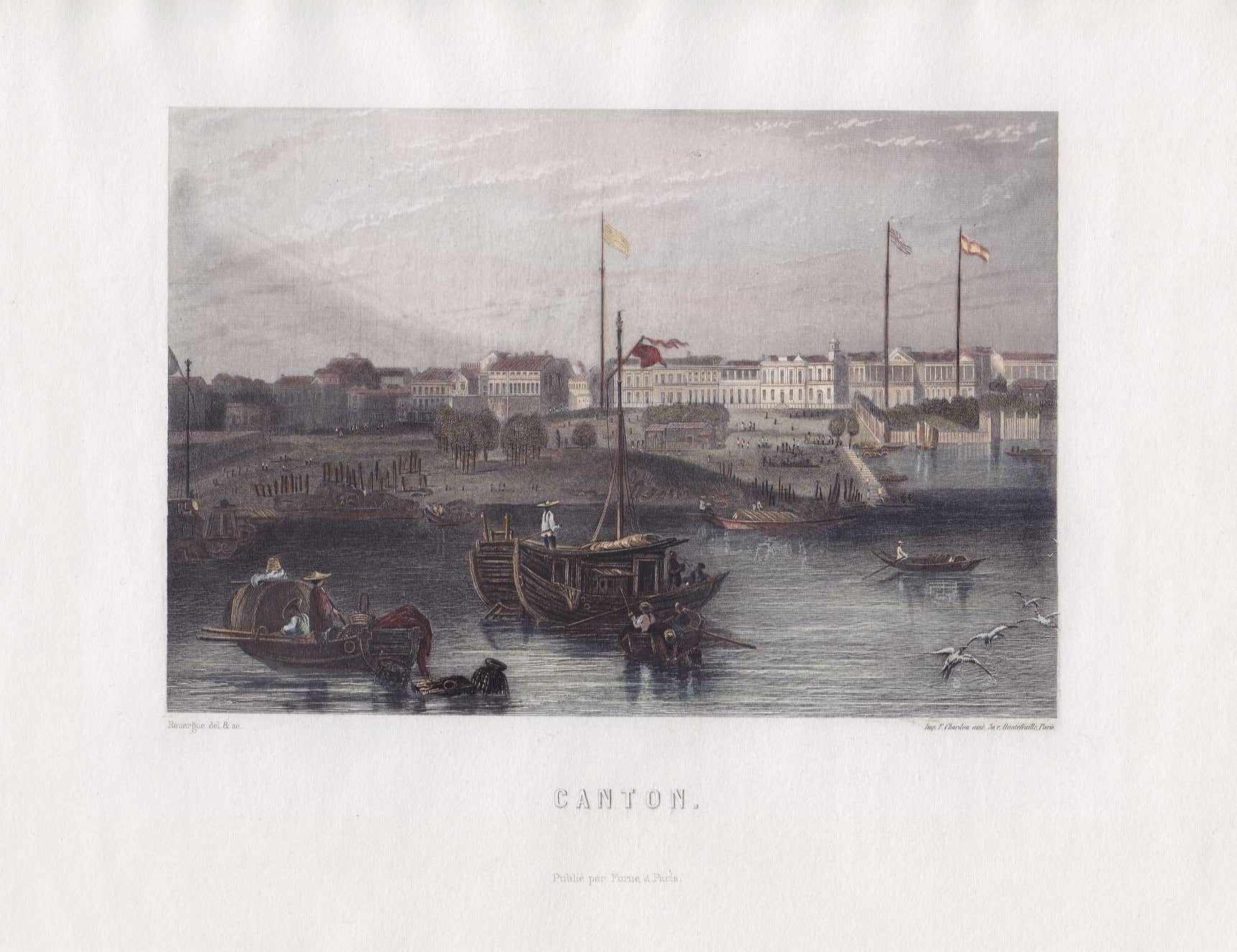 Ansicht von Kanton im Jahr  im Jahr 1875