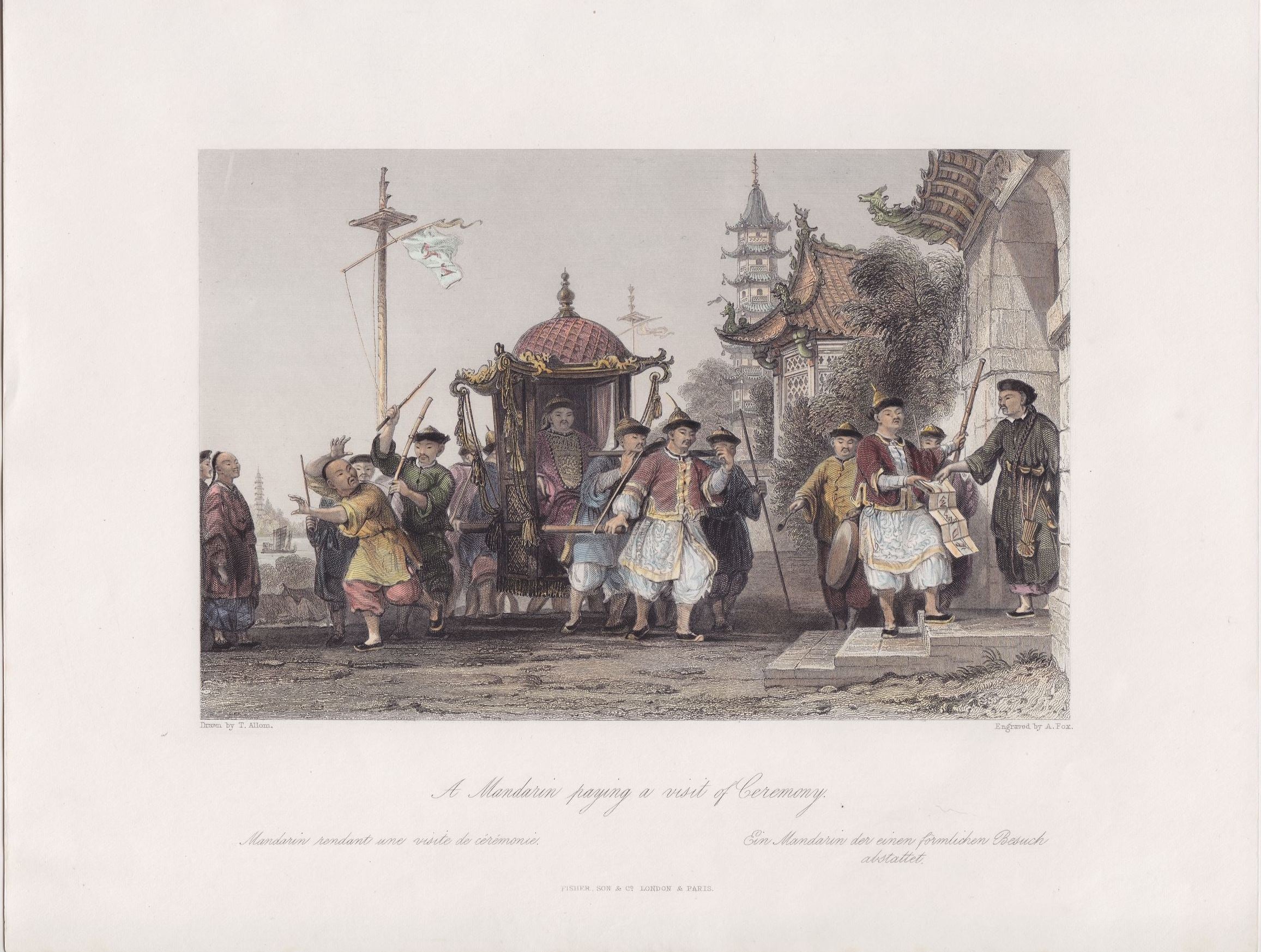 Chinesischer Mandarin im Jahr 1843