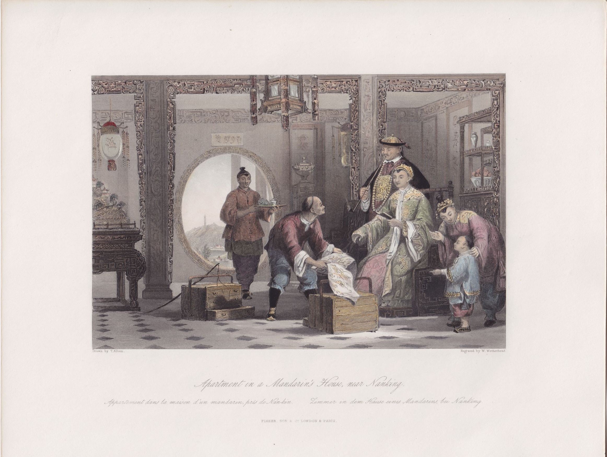 Das Haus eines chinesischen Mandarin im Jahr 1843