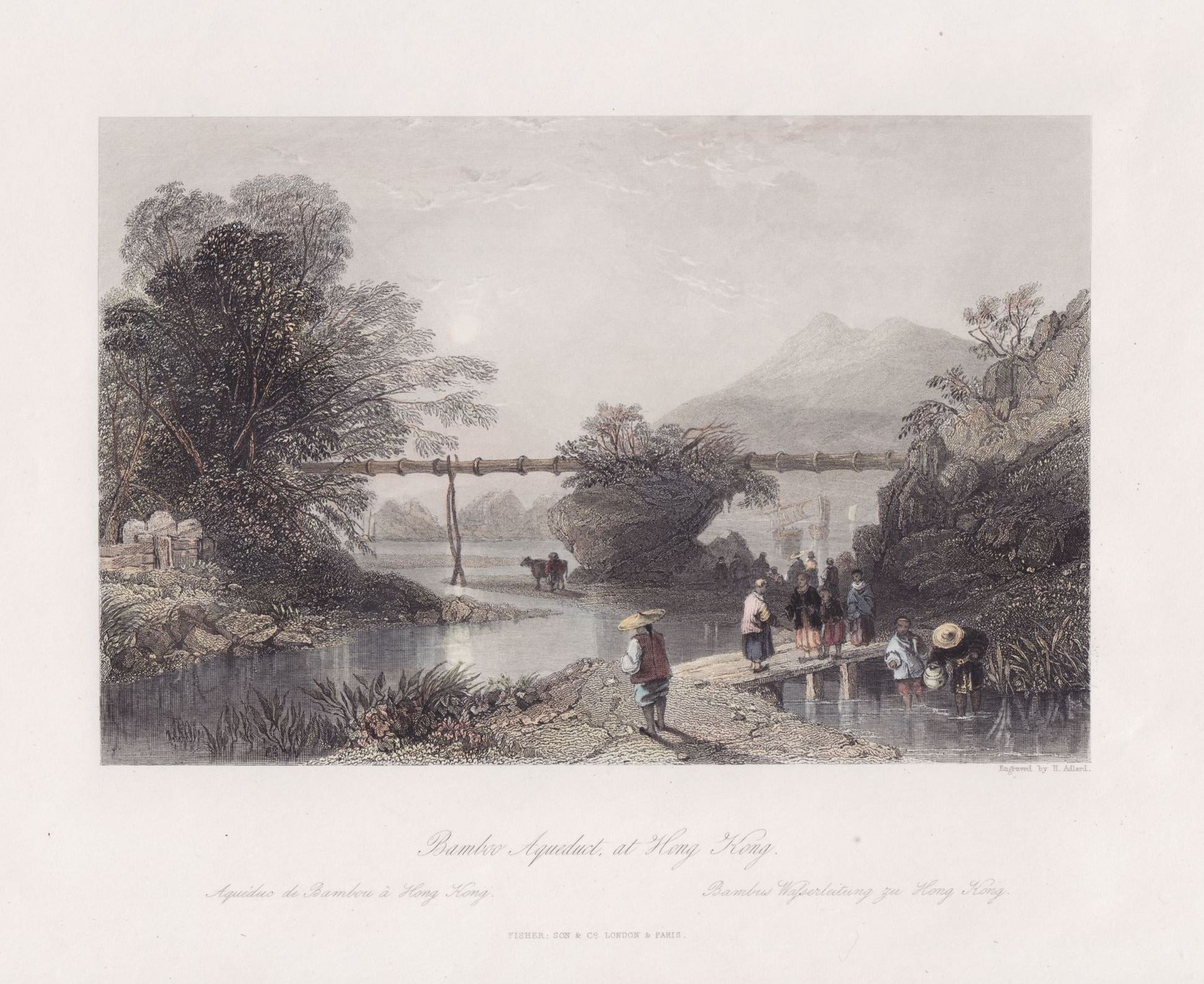 Ansicht aus Hong Kong im Jahr 1843
