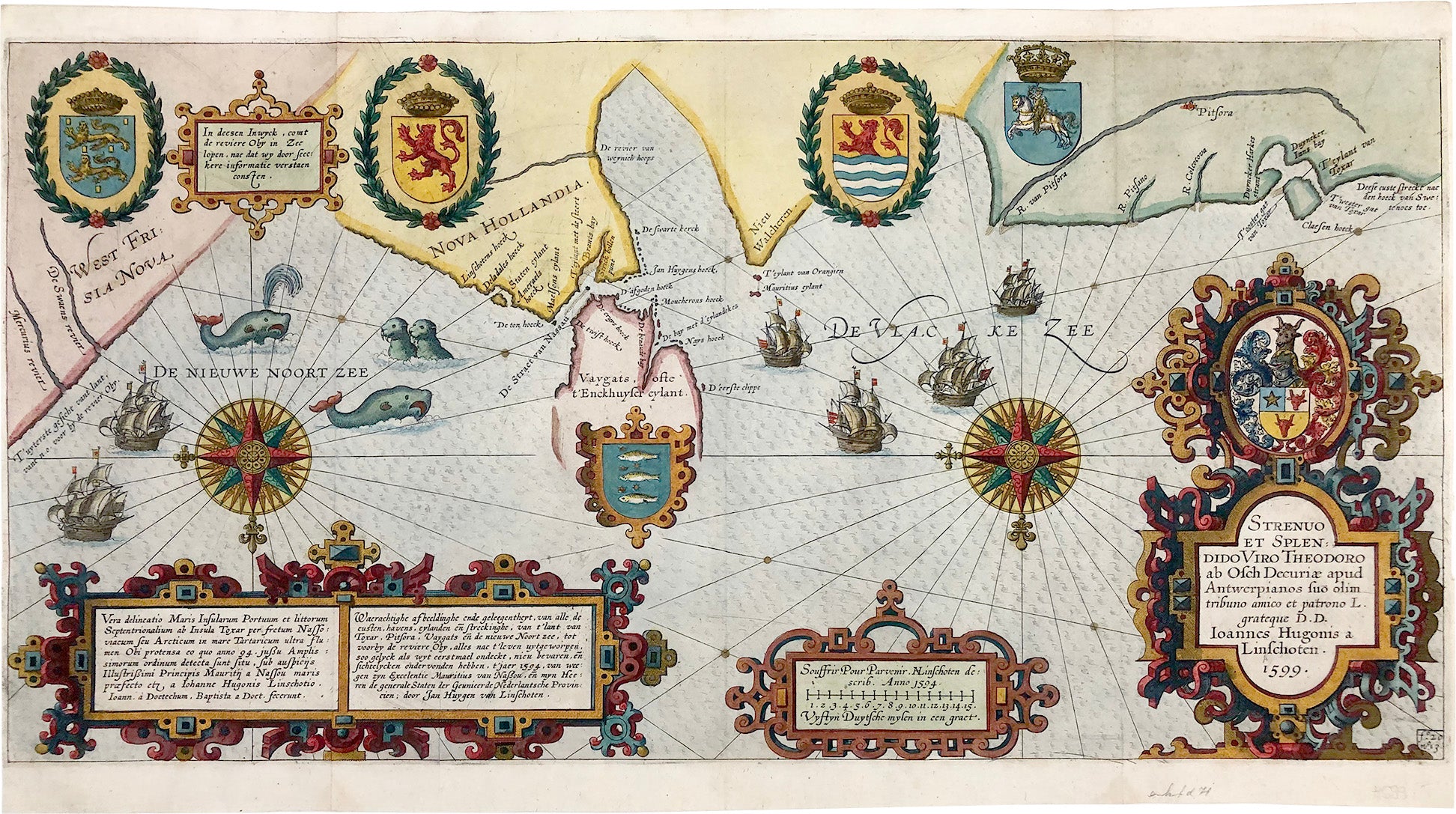 Nordpolarmeer im Jahr 1601