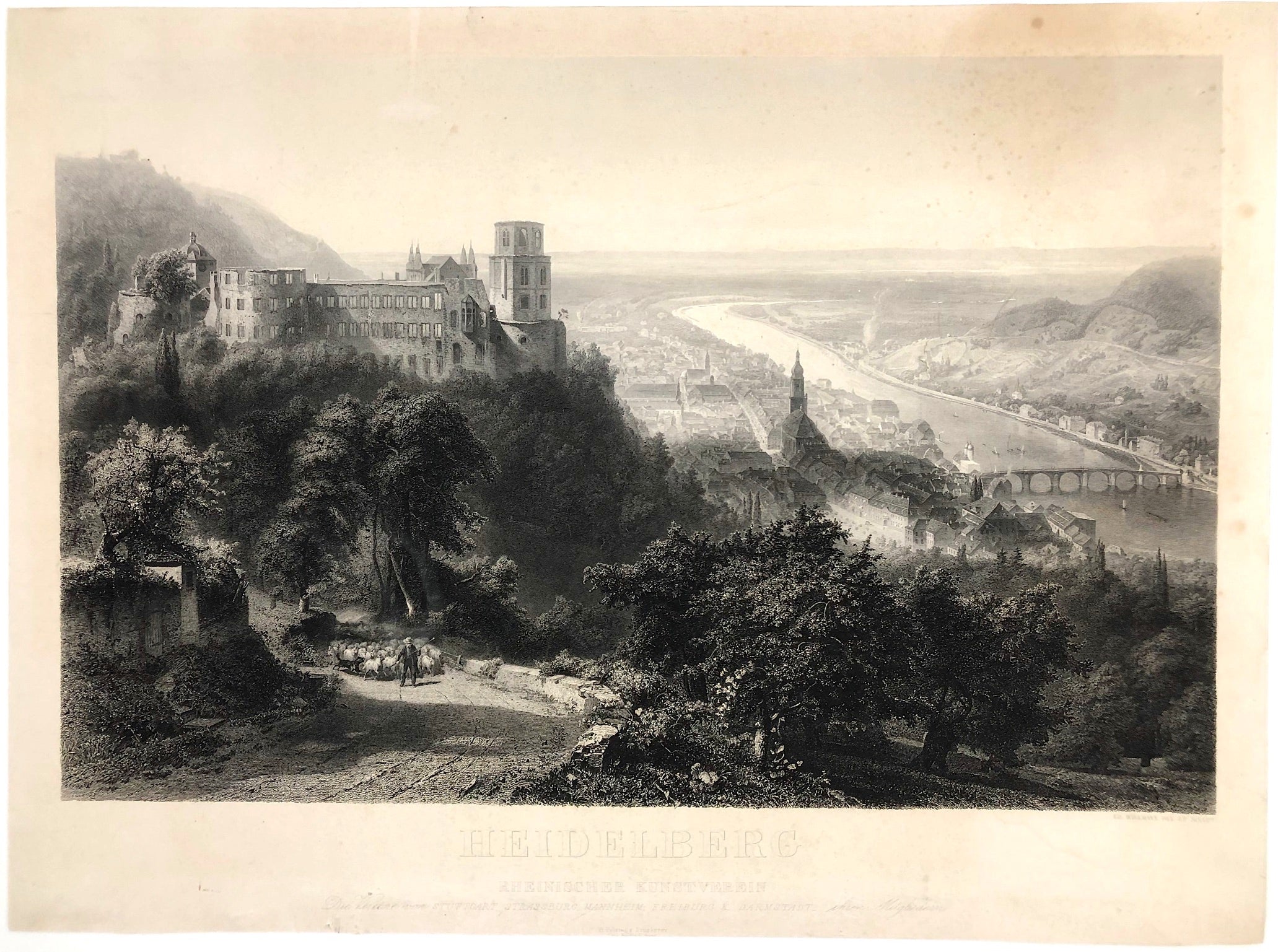 Heidelberg um das Jahr 1875