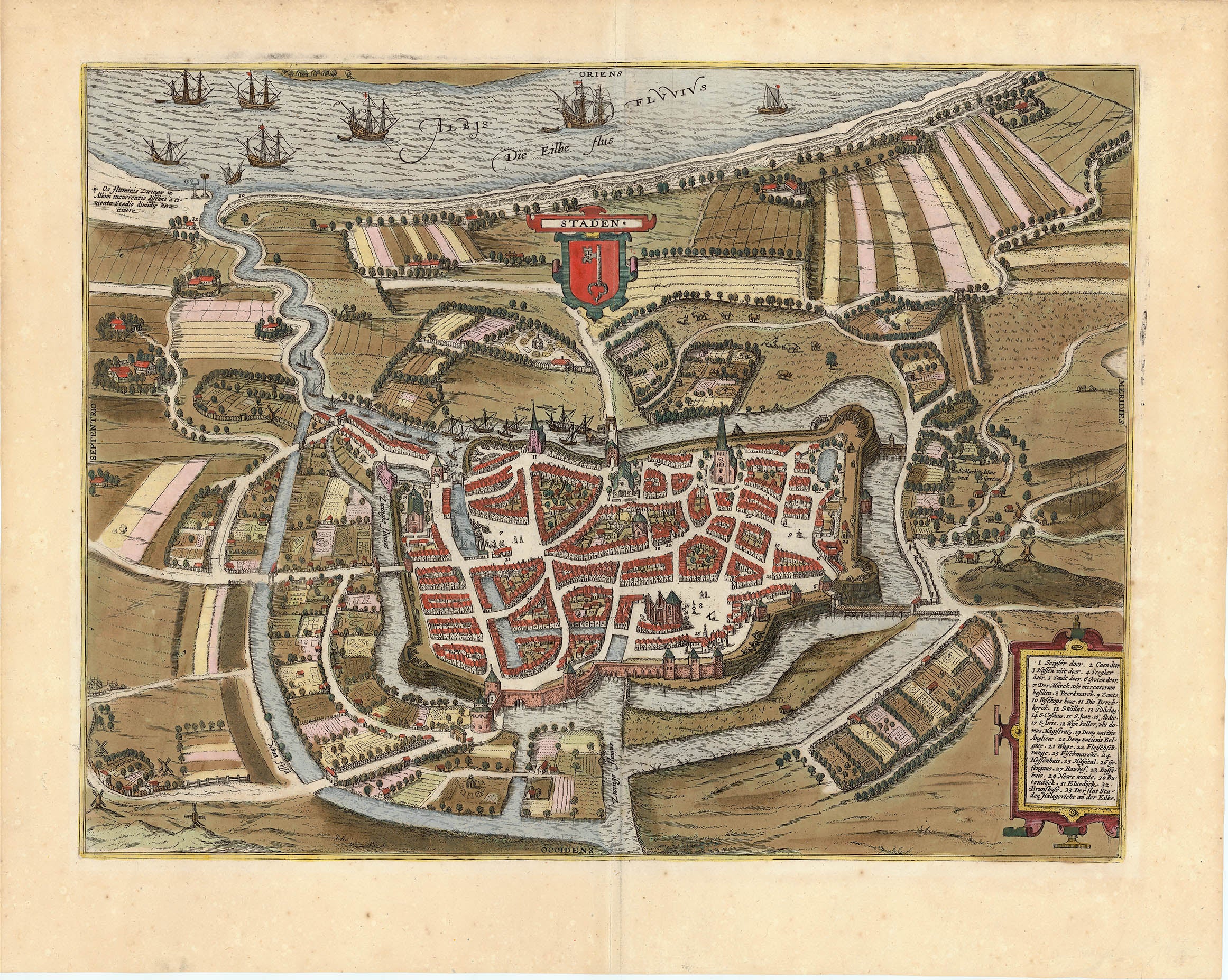 Stade in der Zeit um 1590